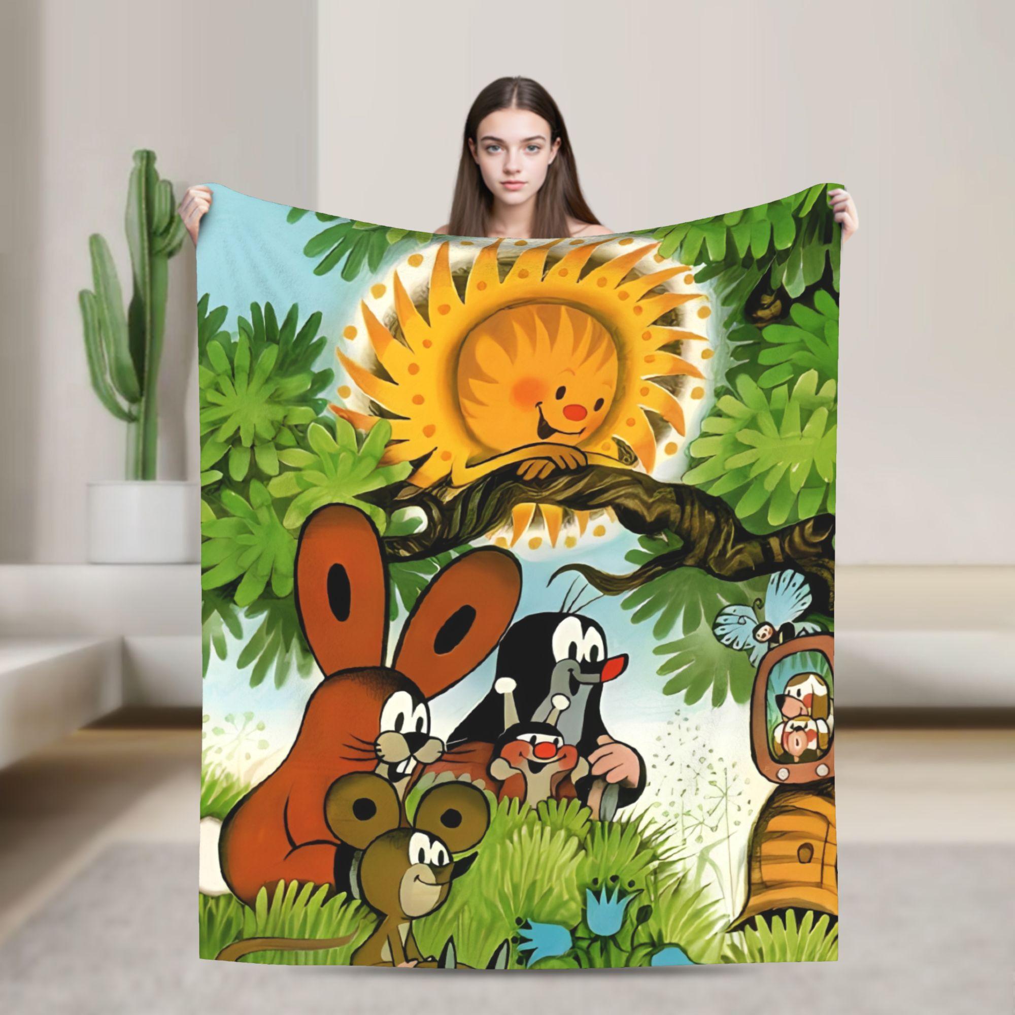 The Little Mole Blanket Quality Super Warm Throw Blanket Spring Decorative Bedroom Street Trend Bedspread 75x90cm
The Little Mole Blanket Quality Super Warm Throw Blanket Spring Decorative Bedroom Street Trend Bedspread 75x90cm
