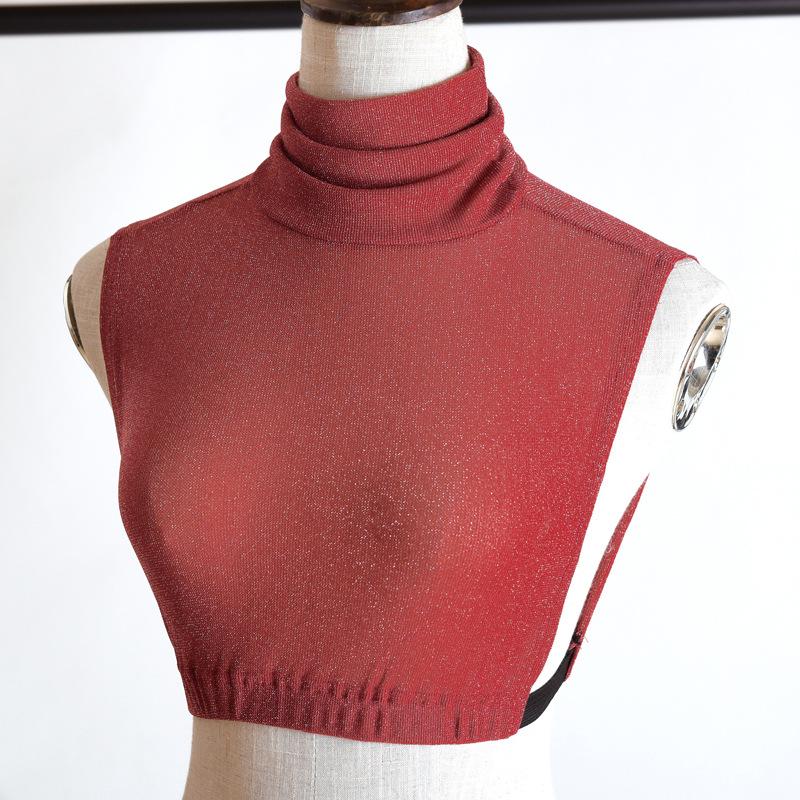 Korean Style Mesh Stand-Up Mid-Neck Scarf Base Shirt: All-Season Semi-High Neck Fake Collar
Korean Style Mesh Stand-Up Mid-Neck Scarf Base Shirt: All-Season Semi-High Neck Fake Collar