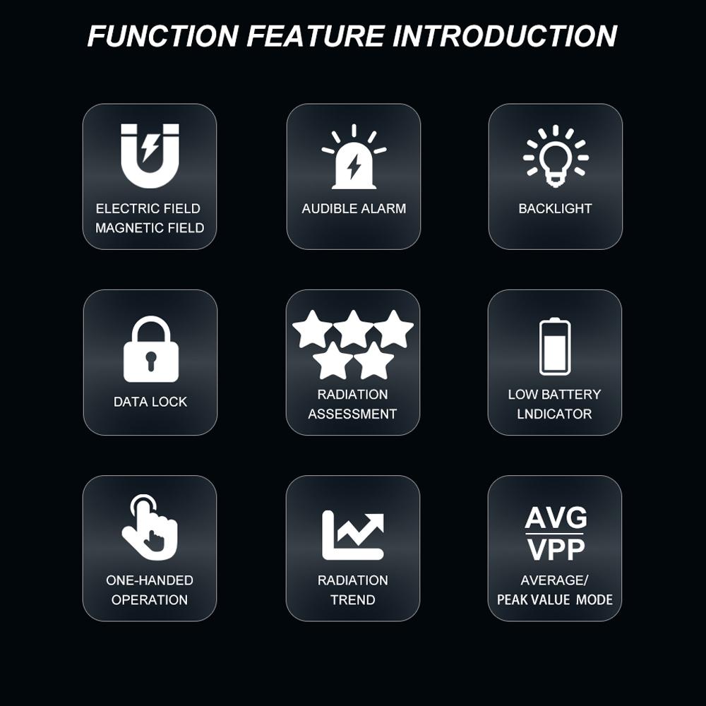 ET925PRO Ручной Портативный Тестер Электромагнитного Излучения Большой ЖК-Дисплей Электрическое Поле Магнитное Поле Излучение разноцветный
ET925PRO Ручной Портативный Тестер Электромагнитного Излучения Большой ЖК-Дисплей Электрическое Поле Магнитное Поле Излучение разноцветный