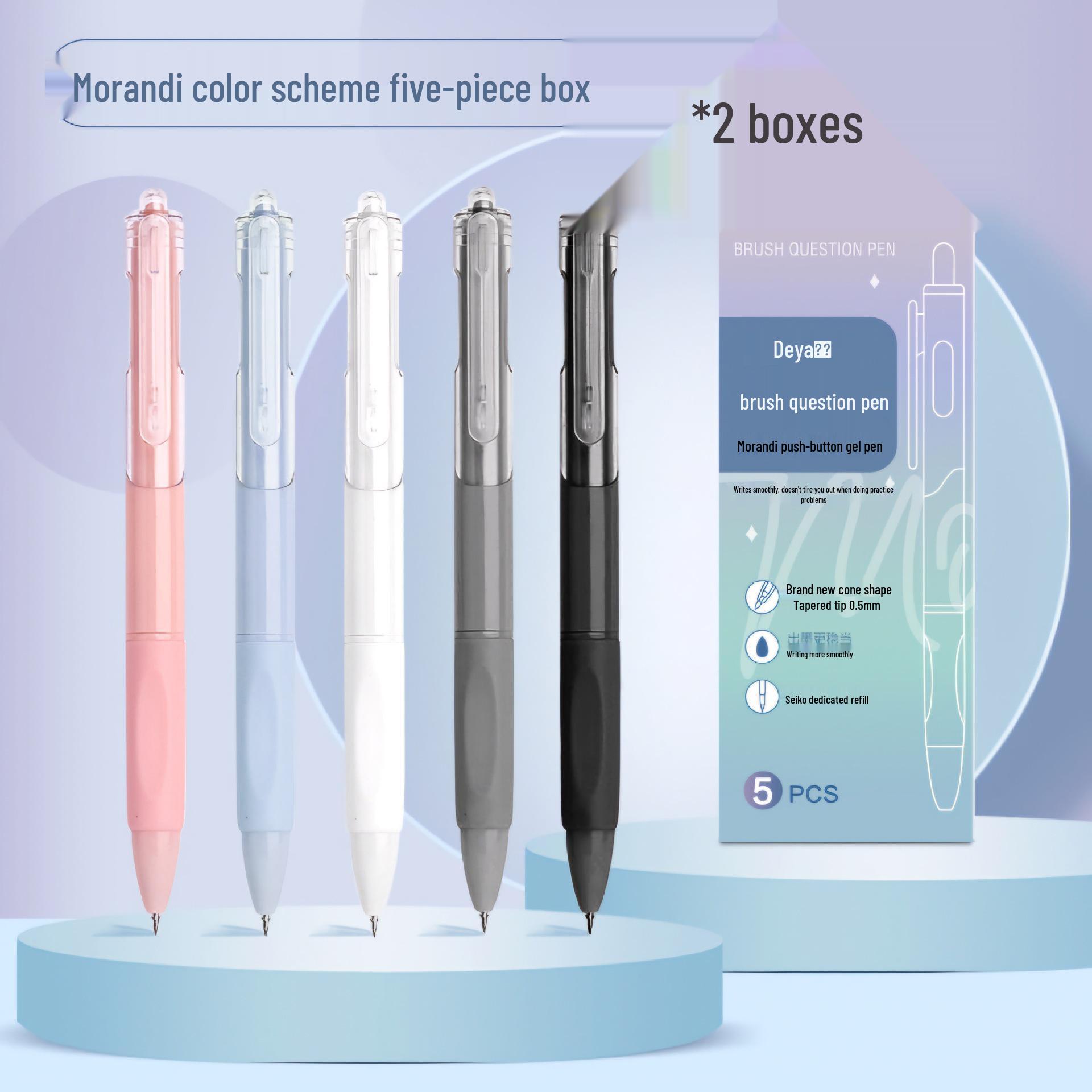 Набор ручек-автоматов ST с тонким стержнем - 5 штук, разные размеры 0.5mm
Набор ручек-автоматов ST с тонким стержнем - 5 штук, разные размеры 0.5mm