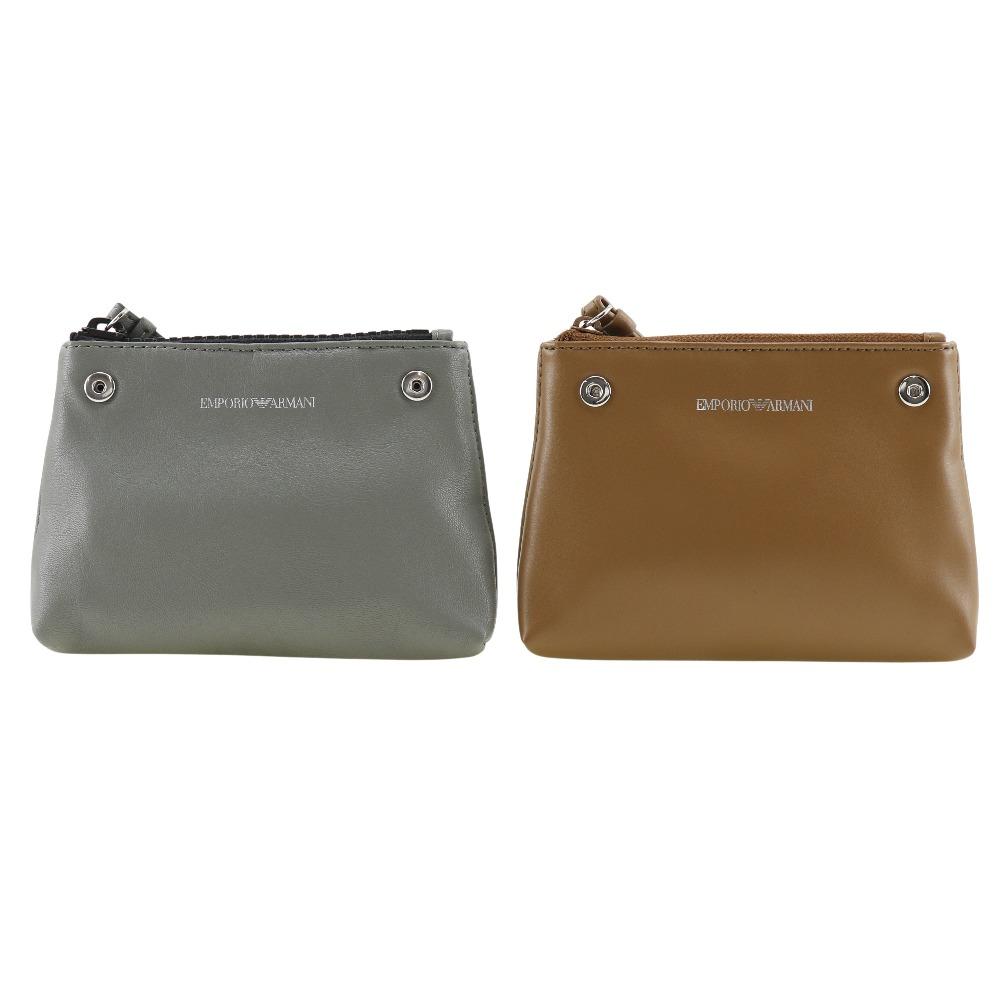 ARMANI Two-piece set Pouch Gray/Brown leather unisex Used
ARMANI Two-piece set Pouch Gray/Brown leather unisex Used