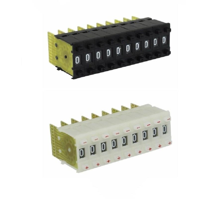 Black Beige 31mm x 10mm 0-9 Digits BCD or Decimal Code Pushwheel Thumbwheel Switches KM3 or end Plates Blank Spacers
Black Beige 31mm x 10mm 0-9 Digits BCD or Decimal Code Pushwheel Thumbwheel Switches KM3 or end Plates Blank Spacers