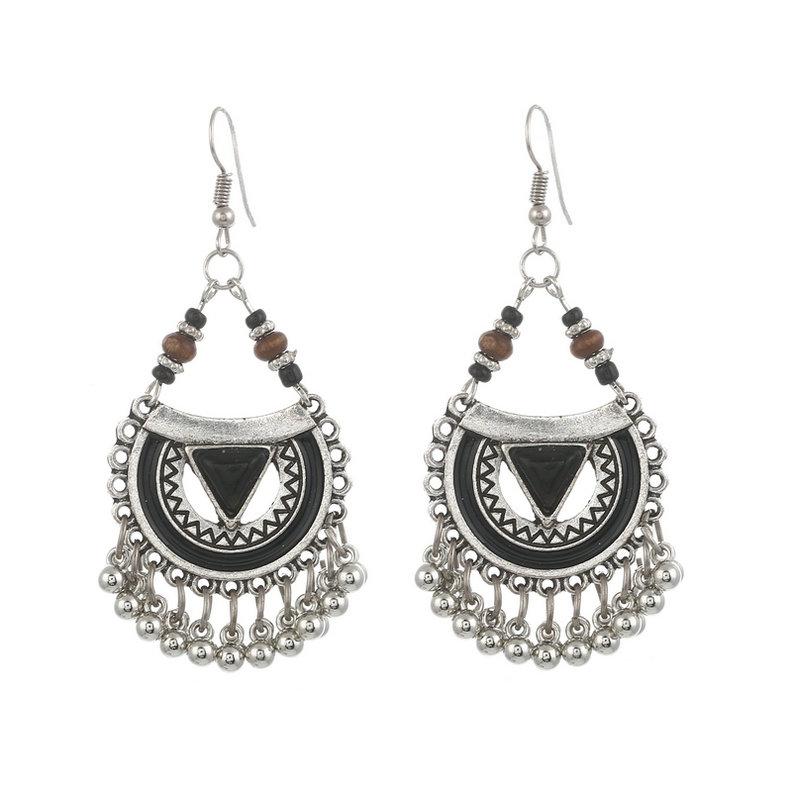 Boho Vintage Drop Dangle Beads Tassel Earrings For Women Handmade Triangle Geometric Bohemian Earings Fashion Zircon Bijoux чёрный
Boho Vintage Drop Dangle Beads Tassel Earrings For Women Handmade Triangle Geometric Bohemian Earings Fashion Zircon Bijoux чёрный