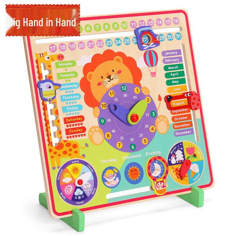 Multifunctional Kids Learning Clock: Montessori Time, Date & Cognition Tool for Kindergarten
Multifunctional Kids Learning Clock: Montessori Time, Date & Cognition Tool for Kindergarten