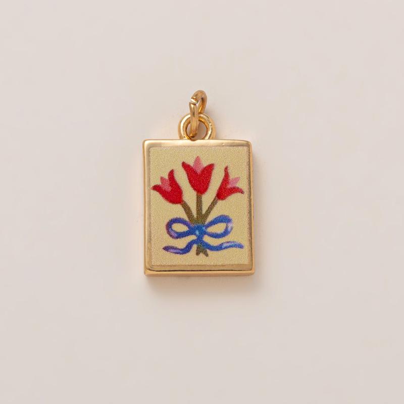 Simple And Versatile Color Blocking Butterfly Love Flower Diy Pendant Accessories Gold-Plated Color Preservation
Simple And Versatile Color Blocking Butterfly Love Flower Diy Pendant Accessories Gold-Plated Color Preservation