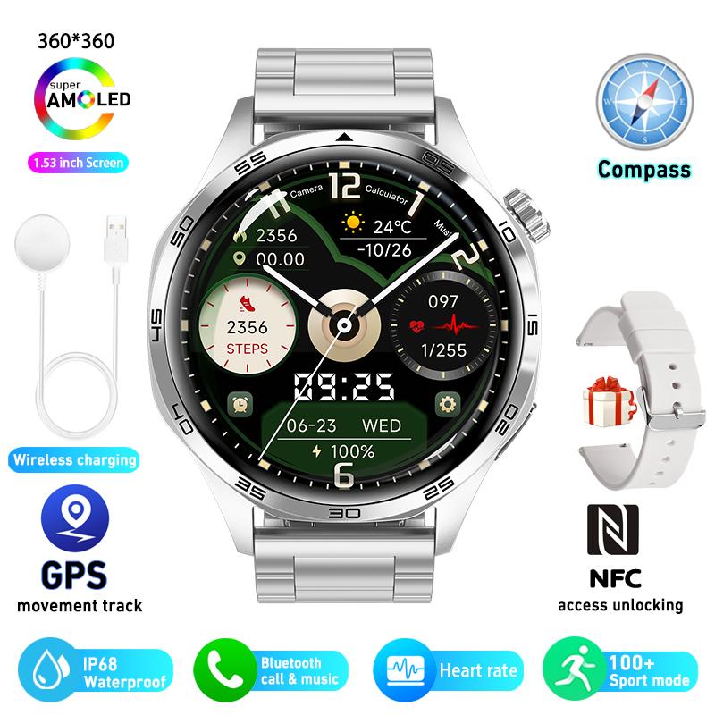 Умные часы 5 Pro GPS NFC Смарт-часы Мужские 360*360 AMOLED Экран Монитор Сердечного Ритма Bluetooth Звонки IP67 Водонепроницаемые Мужские Смарт-часы Watch GT5 PRO
Умные часы 5 Pro GPS NFC Смарт-часы Мужские 360*360 AMOLED Экран Монитор Сердечного Ритма Bluetooth Звонки IP67 Водонепроницаемые Мужские Смарт-часы Watch GT5 PRO