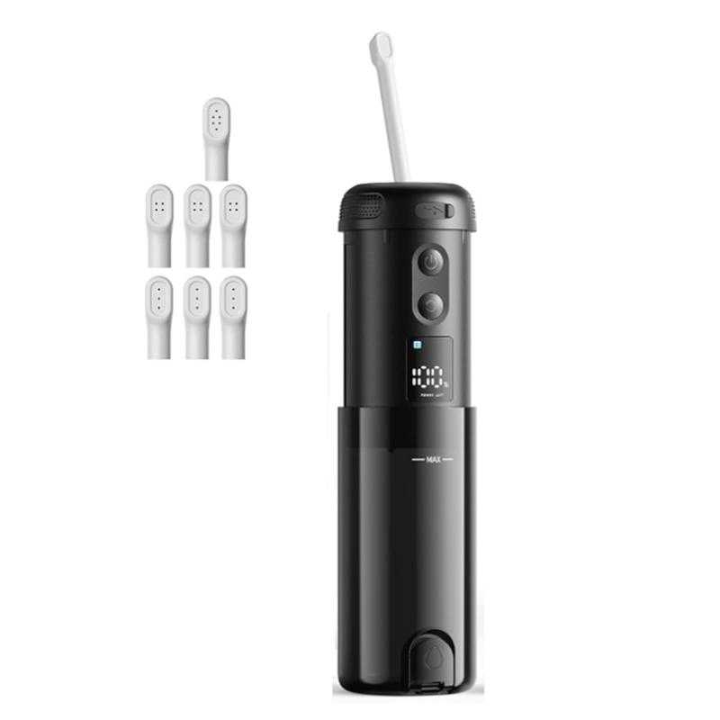 A34R Portable Electric Bib-2000Mah Rechargeable, 250Ml Water Tank, 5 Spray Modes, 8 Nozzle Set чёрный
A34R Portable Electric Bib-2000Mah Rechargeable, 250Ml Water Tank, 5 Spray Modes, 8 Nozzle Set чёрный