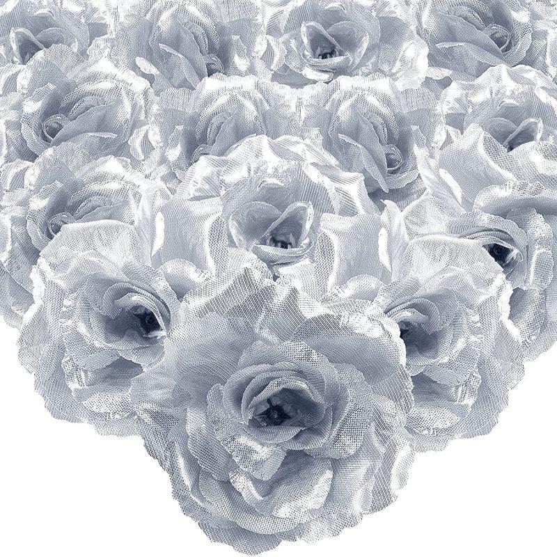 Artificial Flowers Head Roses Wedding Home Festival Decor Bridal Outdoor Garden Yard DIY Art Headwear Candy Box Accessory Props 20 PCS серебряный
Artificial Flowers Head Roses Wedding Home Festival Decor Bridal Outdoor Garden Yard DIY Art Headwear Candy Box Accessory Props 20 PCS серебряный