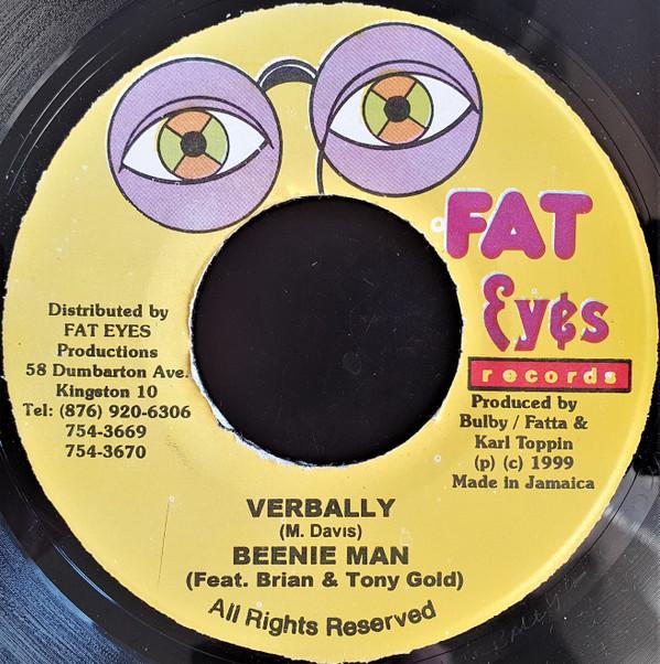 7inch Record BEENIE MAN - Verbally NONE Fat Eyes Record 1999 Jamaica Reggae, Ska & Dub Used
7inch Record BEENIE MAN - Verbally NONE Fat Eyes Record 1999 Jamaica Reggae, Ska & Dub Used