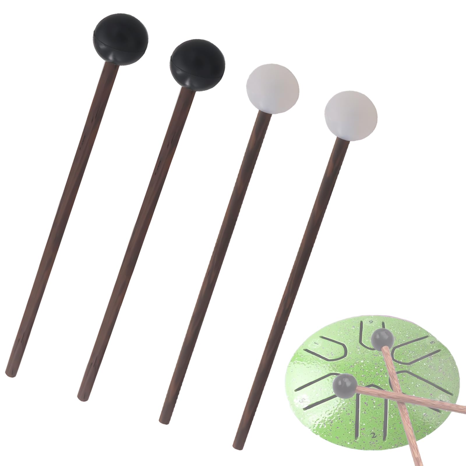 KDSSYFT Slit Set of Percussion Portable Musical Instrument Sticks for Drums Drumsticks, 2, Non-Slip Mallets, Accessories, (2 Pairs)
KDSSYFT Slit Set of Percussion Portable Musical Instrument Sticks for Drums Drumsticks, 2, Non-Slip Mallets, Accessories, (2 Pairs)