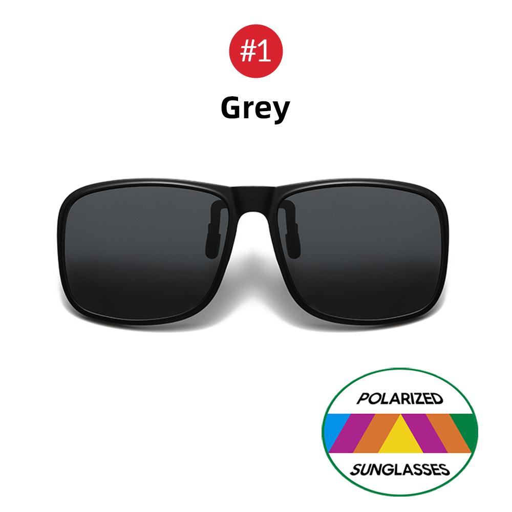 VIVIBEE Polarized Flip Up Clip On Sunglasses for Driving Dark UV400 Photochromic Anti Glare Lens Sun Glasses Car Driver without case сірий
VIVIBEE Polarized Flip Up Clip On Sunglasses for Driving Dark UV400 Photochromic Anti Glare Lens Sun Glasses Car Driver without case сірий