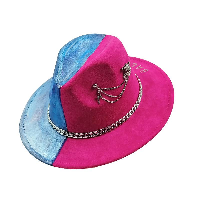 Wine red painted hat retro suede fedora hat men and women fedora hat new style party hat outdoor fashion travel hat 2024 DIY hat 56-58cm
Wine red painted hat retro suede fedora hat men and women fedora hat new style party hat outdoor fashion travel hat 2024 DIY hat 56-58cm