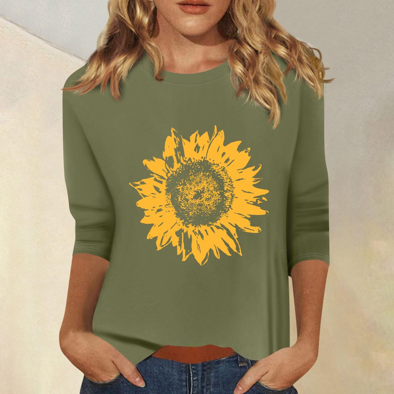 Женская мода повседневный принтованный топ с семью рукавами и круглым вырезом L
Женская мода повседневный принтованный топ с семью рукавами и круглым вырезом L