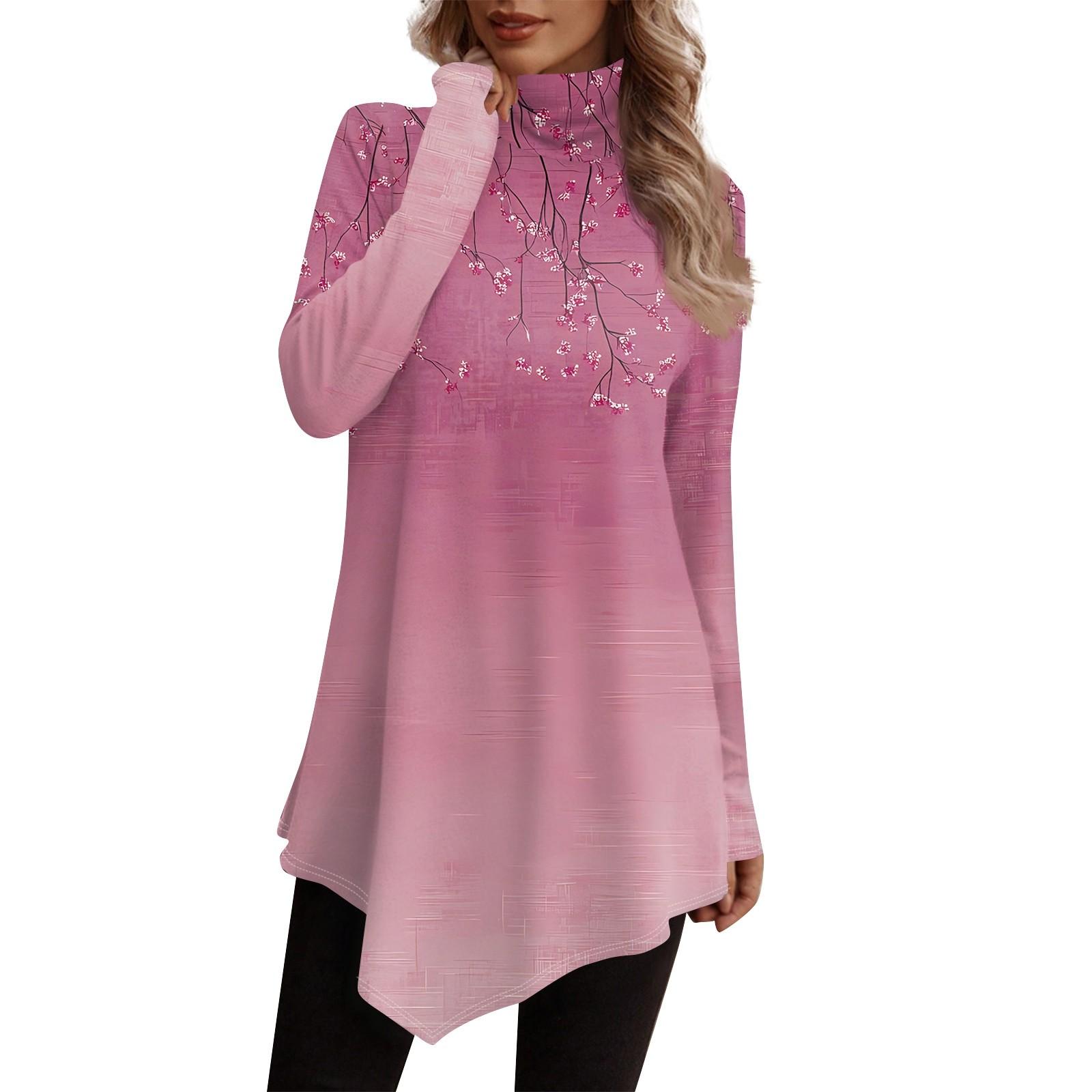 Повседневная модная рубашка с принтом, топы с высоким воротом и нерегулярным подолом, пуловеры с длинными рукавами XXL винный
Повседневная модная рубашка с принтом, топы с высоким воротом и нерегулярным подолом, пуловеры с длинными рукавами XXL винный