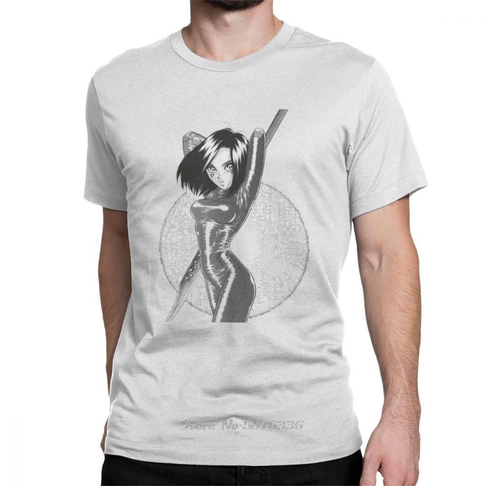 Mans Alita Battle Angel T Shirts Gunnm Gally Sword Vintage Short Sleeve Tees oNeck Clothing Cotton White TShirt S
Mans Alita Battle Angel T Shirts Gunnm Gally Sword Vintage Short Sleeve Tees oNeck Clothing Cotton White TShirt S