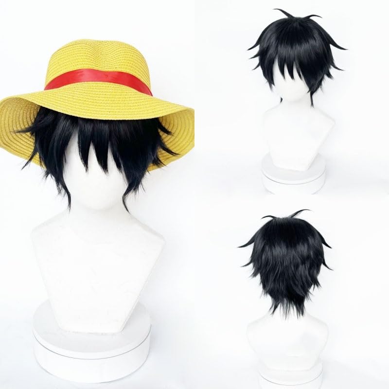 Парик для косплея One Piece с термостойкой сеткой для волос, (Луффи)
Парик для косплея One Piece с термостойкой сеткой для волос, (Луффи)