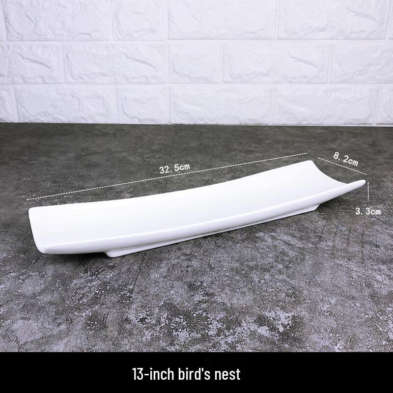 Gonghe Jingpin Japanese Style 13-inch Bird s Nest Rectangular Ceramic Plate
Gonghe Jingpin Japanese Style 13-inch Bird s Nest Rectangular Ceramic Plate