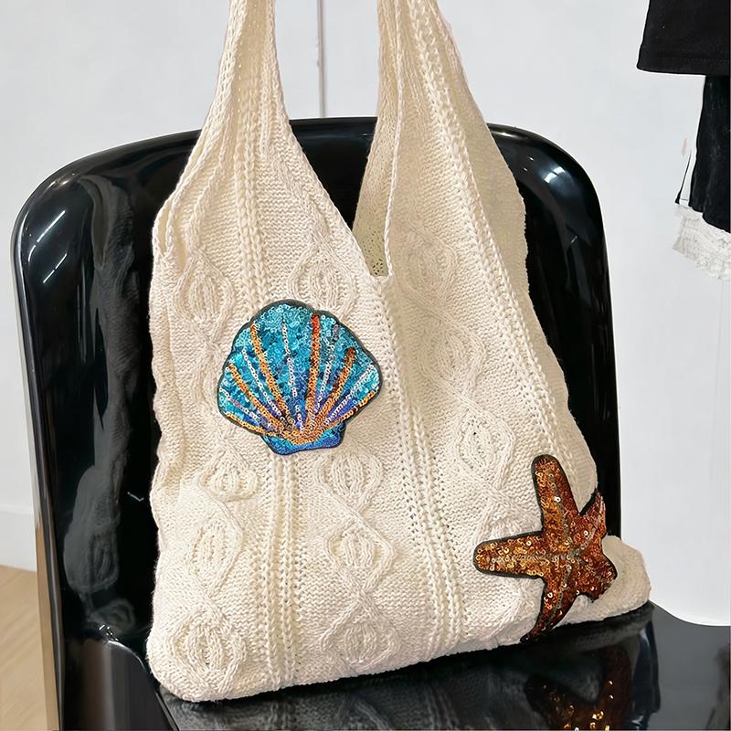 Yogodlns Wool Large Capacity Knit Bag Shoulder Shopping Bag for Women Cotton Girls Tote Bag Female Handbag Crochet Bag braided бежевий
Yogodlns Wool Large Capacity Knit Bag Shoulder Shopping Bag for Women Cotton Girls Tote Bag Female Handbag Crochet Bag braided бежевий