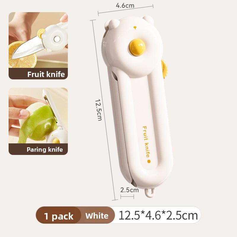 Magnetic Suction Fruit Knife and Peeler - A Two-in-one Kitchen/dormitory Portable Multi-functional Skin Remover белый
Magnetic Suction Fruit Knife and Peeler - A Two-in-one Kitchen/dormitory Portable Multi-functional Skin Remover белый