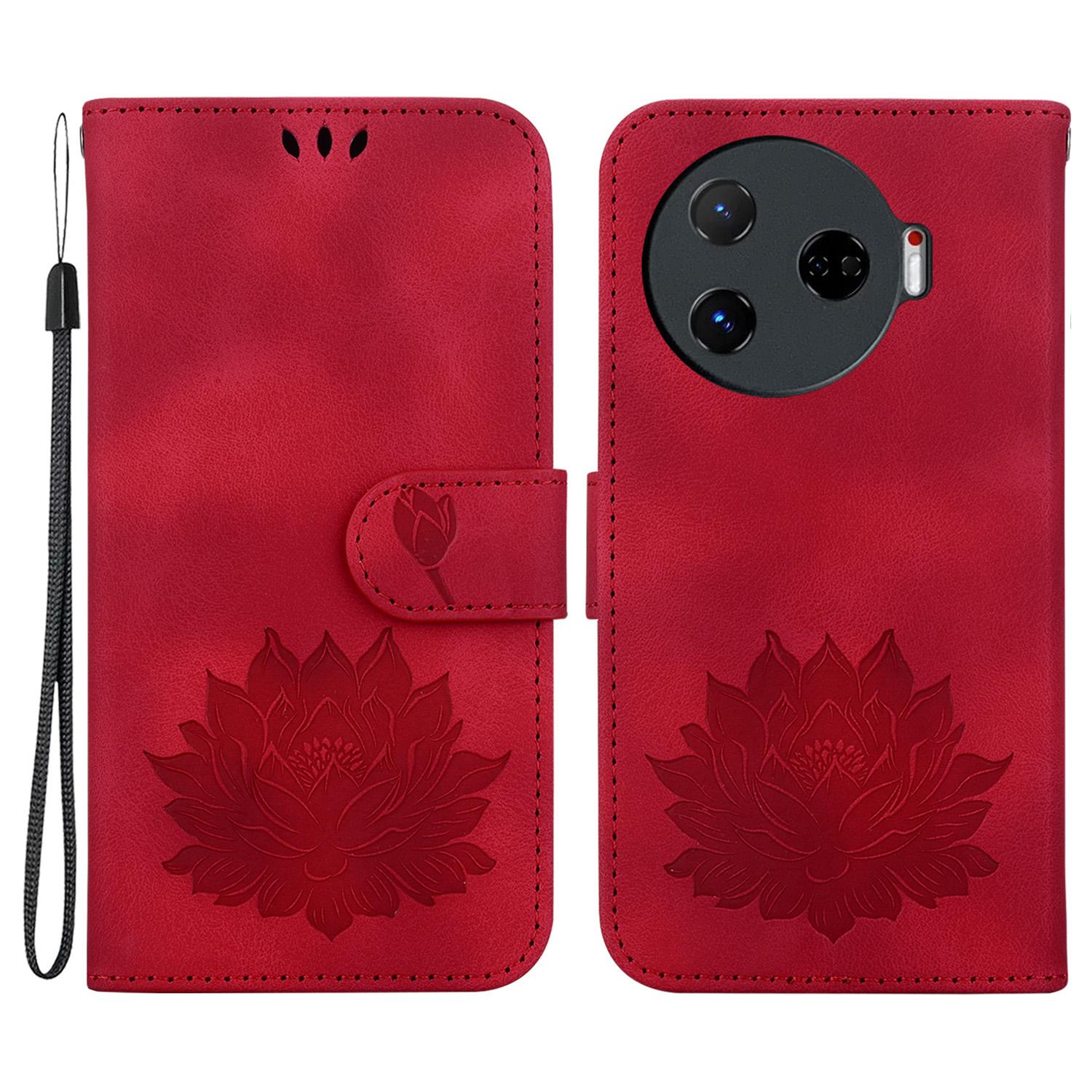 For TECNO Camon 30 Pro 5G Wallet Case Lotus Imprint Leather Phone Cover Red
For TECNO Camon 30 Pro 5G Wallet Case Lotus Imprint Leather Phone Cover Red
