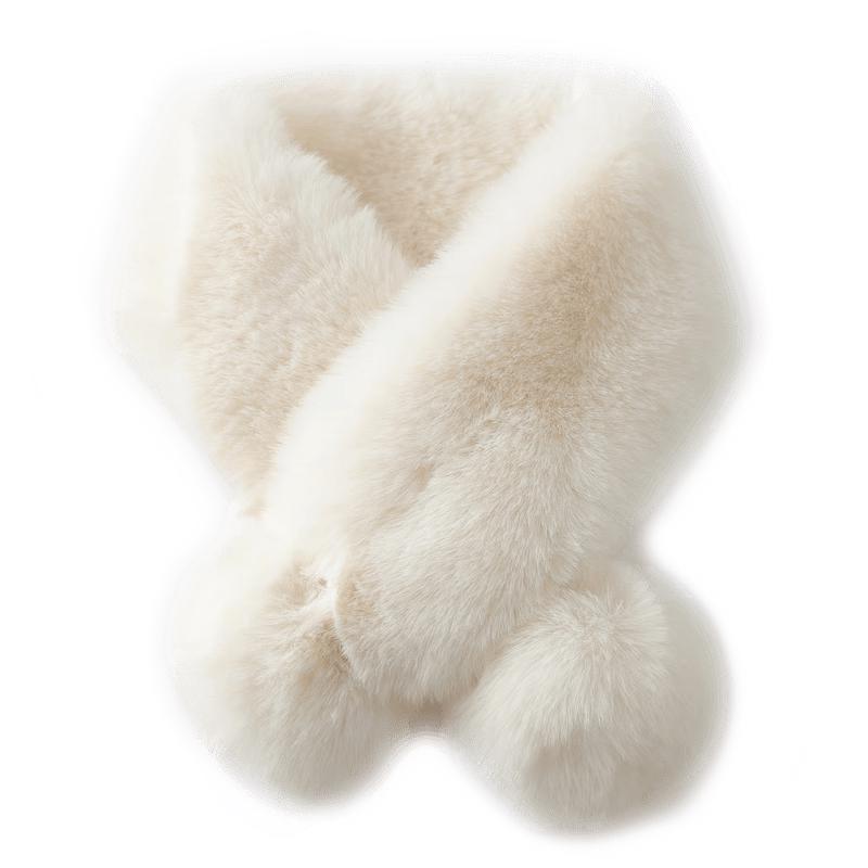 San Cai Plush Pompom Winter Scarf One Size
San Cai Plush Pompom Winter Scarf One Size