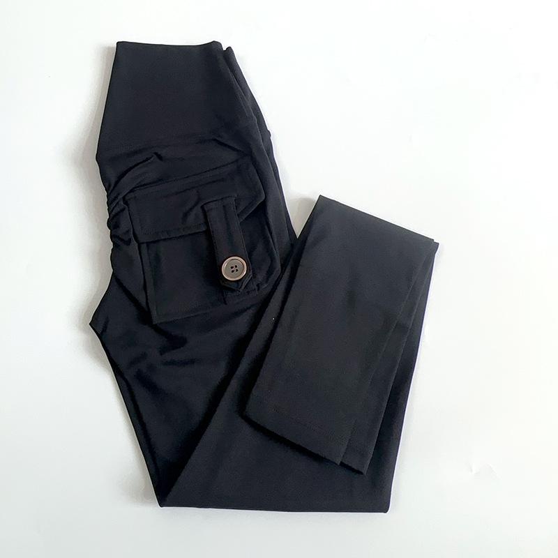 Женские эластичные брюки для йоги с высокой талией - Без смущающей линии, быстросохнущие, с карманом, дизайн персиковые ягодицы Large
Женские эластичные брюки для йоги с высокой талией - Без смущающей линии, быстросохнущие, с карманом, дизайн персиковые ягодицы Large