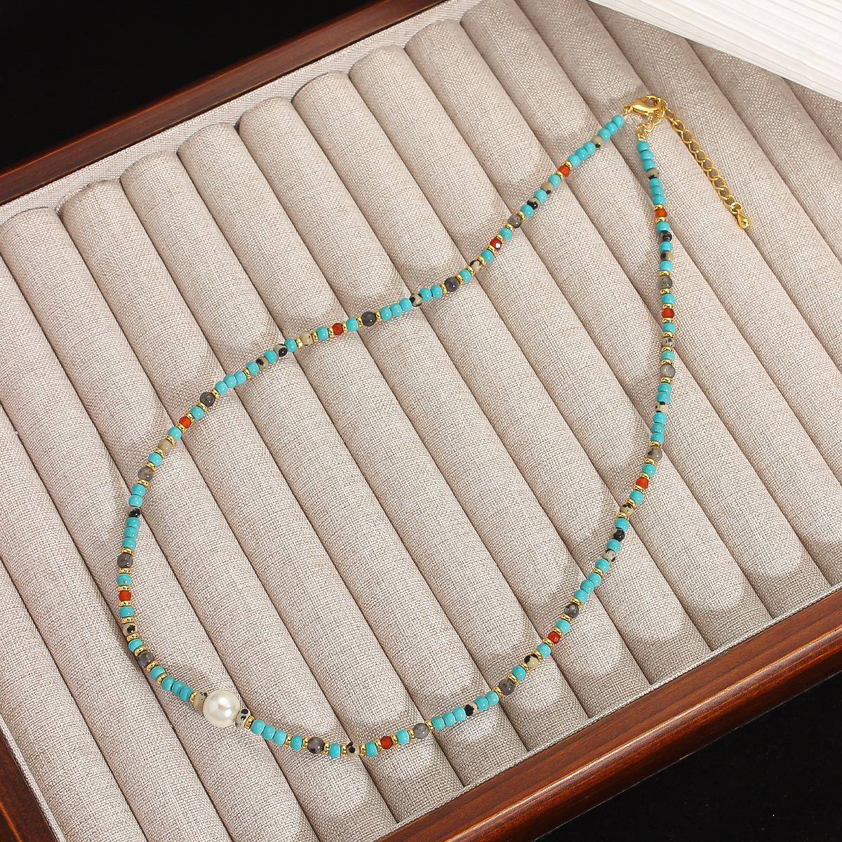 Women s High-End Colorful Beaded Minimalist Necklace - Versatile, Summery, Layered Fashion, Light Luxury Clavicle Chain
Women s High-End Colorful Beaded Minimalist Necklace - Versatile, Summery, Layered Fashion, Light Luxury Clavicle Chain