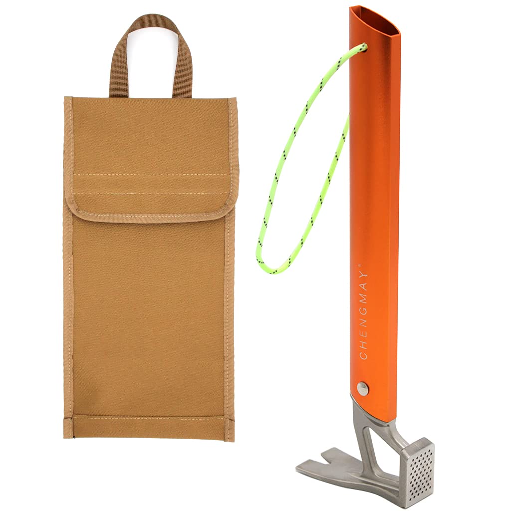 CHENGMAY Peg Camping Outdoor Peg Reinforced Fixing Luminous Rope Storage Case Included Hammer, Lightweight, Hammer, Tent, Driving/Pulling, Rivets, оранжевый
CHENGMAY Peg Camping Outdoor Peg Reinforced Fixing Luminous Rope Storage Case Included Hammer, Lightweight, Hammer, Tent, Driving/Pulling, Rivets, оранжевый