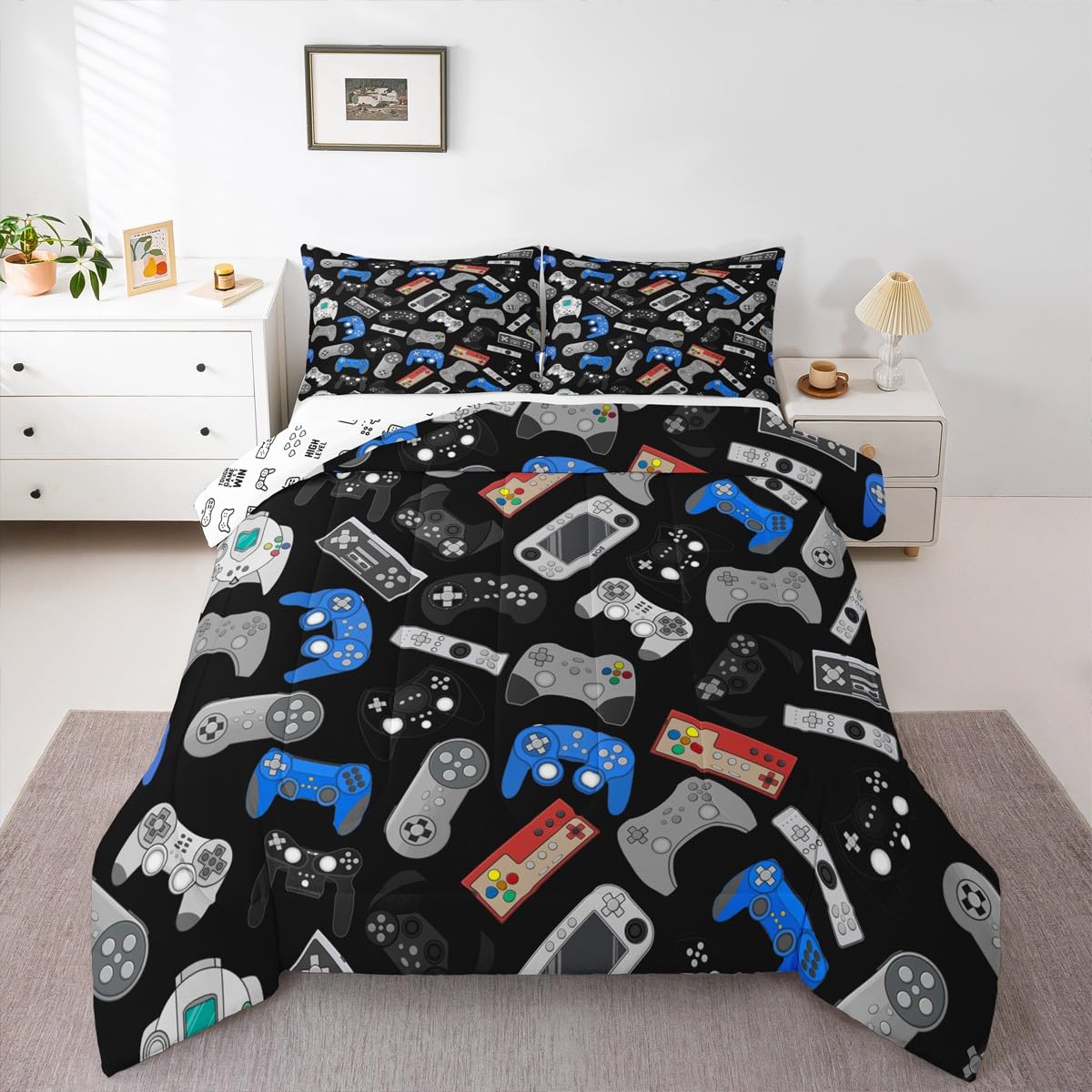 Erosebridal Teens Dirt Bike Comforter Set Twin Size, Motocross Rider Down Comforter for Kids Boys Adult Men, Motorbike Extreme Sport Bedding 155x200cm
Erosebridal Teens Dirt Bike Comforter Set Twin Size, Motocross Rider Down Comforter for Kids Boys Adult Men, Motorbike Extreme Sport Bedding 155x200cm