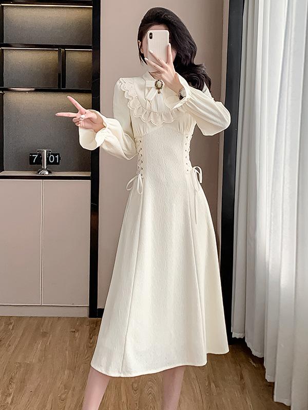 Spring French Lace-Design Knitted Jacquard Dress Medium
Spring French Lace-Design Knitted Jacquard Dress Medium