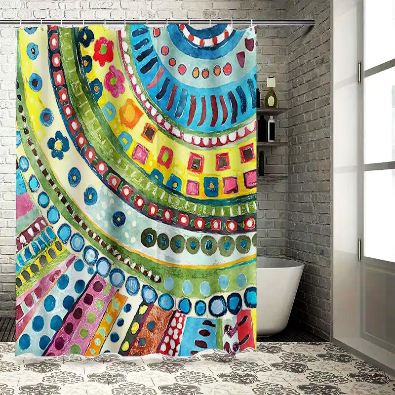Colorful Mandala Shower Curtain Bath Decor for Home Bathroom Vibrant Watercolor Floral Design Size72x84 inches 90x180cm
Colorful Mandala Shower Curtain Bath Decor for Home Bathroom Vibrant Watercolor Floral Design Size72x84 inches 90x180cm