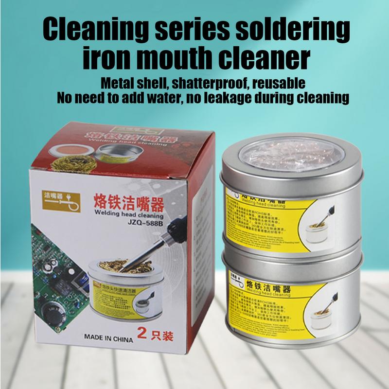 2 шт. Чистящий шарик для удаления припоя, сетчатый фильтр для очистки жала паяльника, стальной проволочный очиститель, металлический ящик для шлака, чистящий шарик United States
2 шт. Чистящий шарик для удаления припоя, сетчатый фильтр для очистки жала паяльника, стальной проволочный очиститель, металлический ящик для шлака, чистящий шарик United States