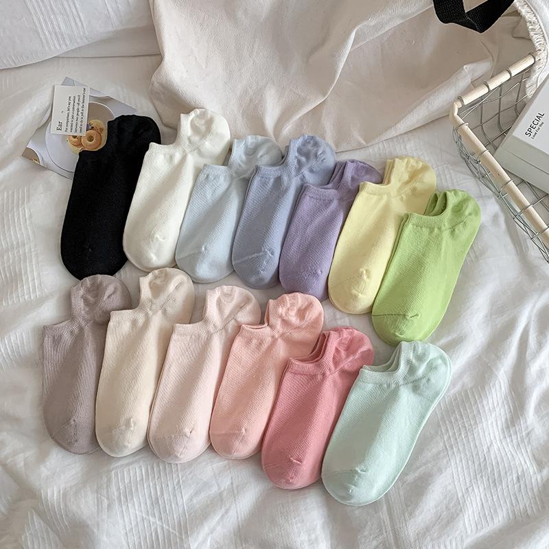 Dopamine Socks for Women, Spring and Summer, Short Solid Color, Light Mouth, Thin, Anti-slip, Non-dropping Heel Short Socks, Invisible Boat Socks 1 pair
Dopamine Socks for Women, Spring and Summer, Short Solid Color, Light Mouth, Thin, Anti-slip, Non-dropping Heel Short Socks, Invisible Boat Socks 1 pair