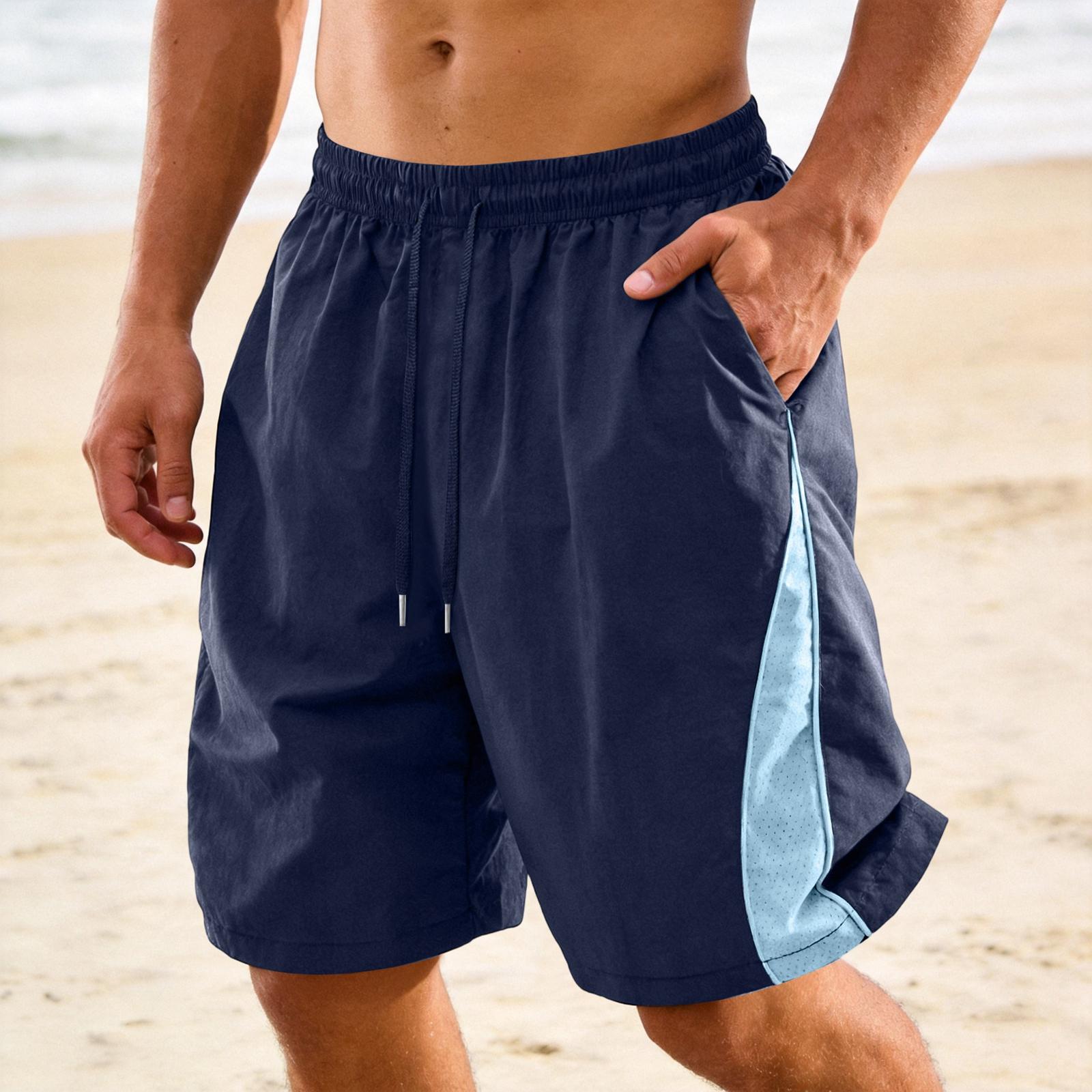 Men Drawstring Waist Athletic Shorts with Side Stripe Lightweight Quick Dry Fabric for Sports and Activities L синий
Men Drawstring Waist Athletic Shorts with Side Stripe Lightweight Quick Dry Fabric for Sports and Activities L синий