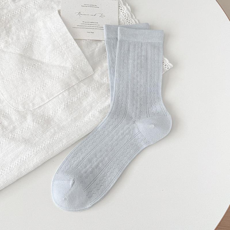 Ballet-style Stockings - Mid-length Socks for Summer, Lightweight, Mesh Fabric, No Bones, Breathable, Multi-layered Socks 1 pair синій
Ballet-style Stockings - Mid-length Socks for Summer, Lightweight, Mesh Fabric, No Bones, Breathable, Multi-layered Socks 1 pair синій