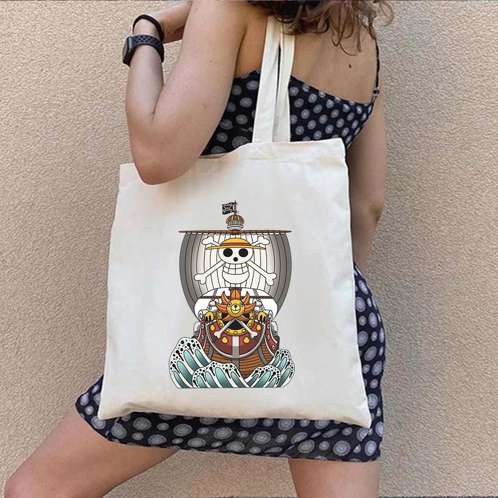 One Piece Luffy printed canvas single-shoulder shopping bag 7518
One Piece Luffy printed canvas single-shoulder shopping bag 7518
