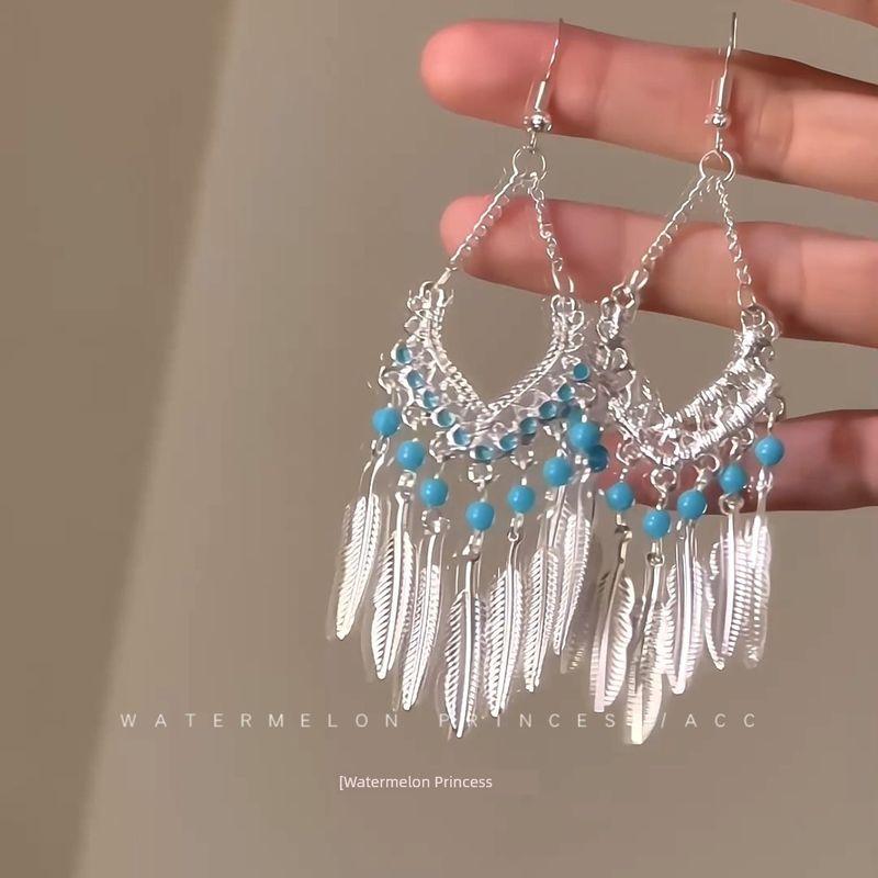 Bohemia New Chinese Style National Style Earrings 2024 New Arrival Best Selling Earrings Female Han Costume Cheongsam Cold Earrings Bohemia S925 silver needle pair
Bohemia New Chinese Style National Style Earrings 2024 New Arrival Best Selling Earrings Female Han Costume Cheongsam Cold Earrings Bohemia S925 silver needle pair