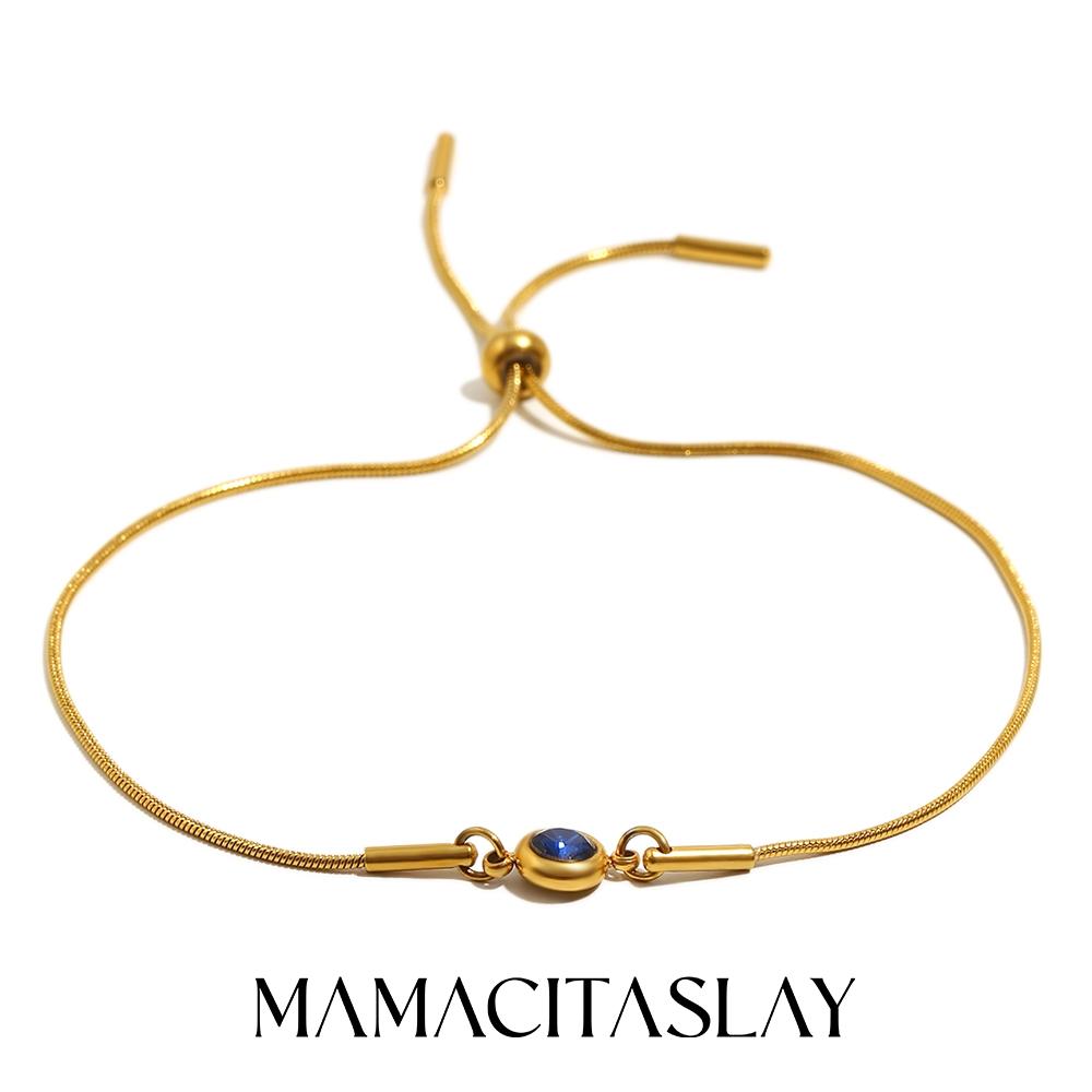 MamacitaSlay 316L Stainless Steel Zircon December Birthstone Adjustable Bracelet Waterproof Wrist Jewelry Women s Charm Bracelet 24cm
MamacitaSlay 316L Stainless Steel Zircon December Birthstone Adjustable Bracelet Waterproof Wrist Jewelry Women s Charm Bracelet 24cm