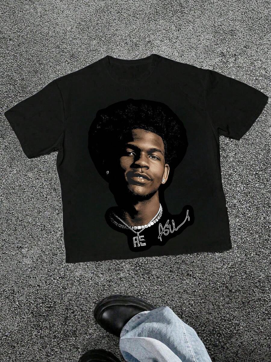 Men s Portrait & Signature Graphic Print T Shirt Streetwear Hip Hop 100% Cotton Tee Stylish Casual Short Sleeve T Shirt 5XL різнокольоровий
Men s Portrait & Signature Graphic Print T Shirt Streetwear Hip Hop 100% Cotton Tee Stylish Casual Short Sleeve T Shirt 5XL різнокольоровий