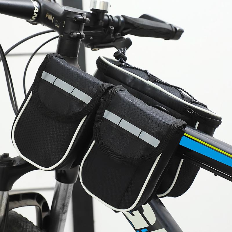Mountain bike trailer four-in-one waterproof upper tube bag front beam bag bicycle saddle bag car tube bag Four-in-one
Mountain bike trailer four-in-one waterproof upper tube bag front beam bag bicycle saddle bag car tube bag Four-in-one