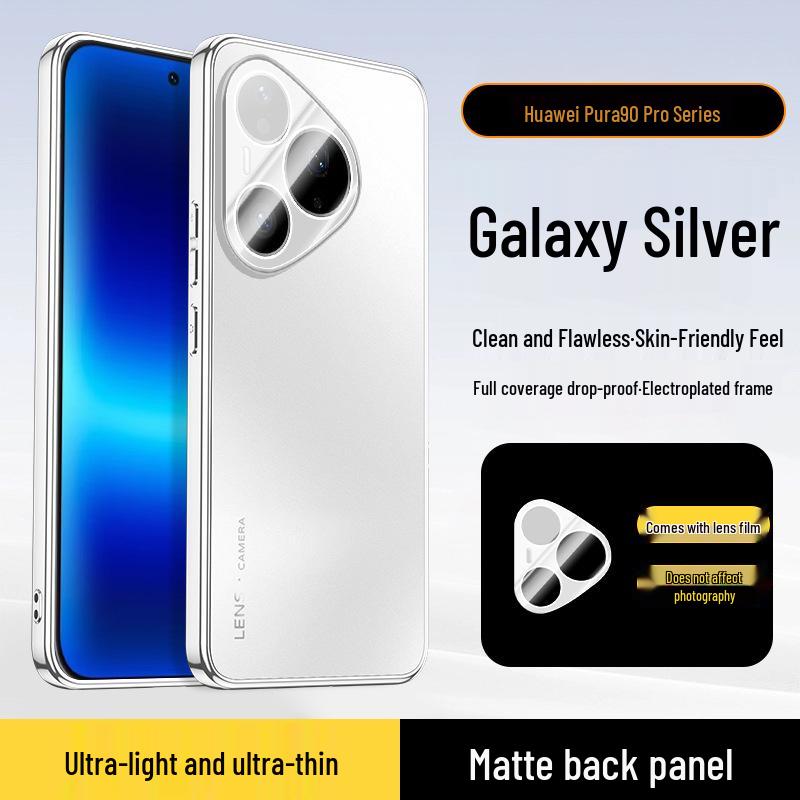 Frosted Electroplated Phone Case with Built-in Lens for Huawei Pura90 Pro/ProMax Huawei Pura90 Pro Max
Frosted Electroplated Phone Case with Built-in Lens for Huawei Pura90 Pro/ProMax Huawei Pura90 Pro Max