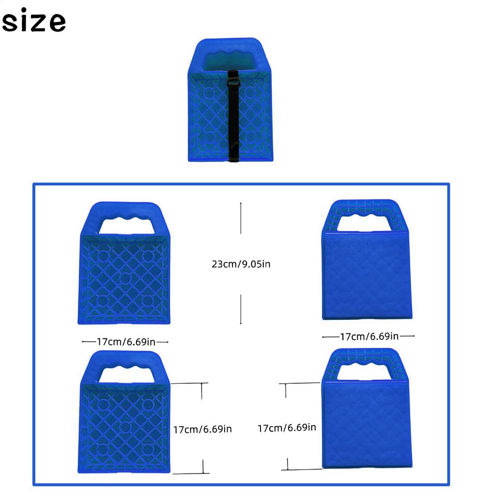 RV Jack Pads Car Jack Pad Set of 4 Anti-Slip Multi-Angle RV Leveling Support Equipment for Parking Road Trip Beach Pool синій
RV Jack Pads Car Jack Pad Set of 4 Anti-Slip Multi-Angle RV Leveling Support Equipment for Parking Road Trip Beach Pool синій