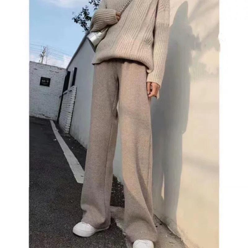 Spring & Summer Loose Knit Sweater Wide-Leg Floor-Length Pants One Size вершковий/кавовий
Spring & Summer Loose Knit Sweater Wide-Leg Floor-Length Pants One Size вершковий/кавовий