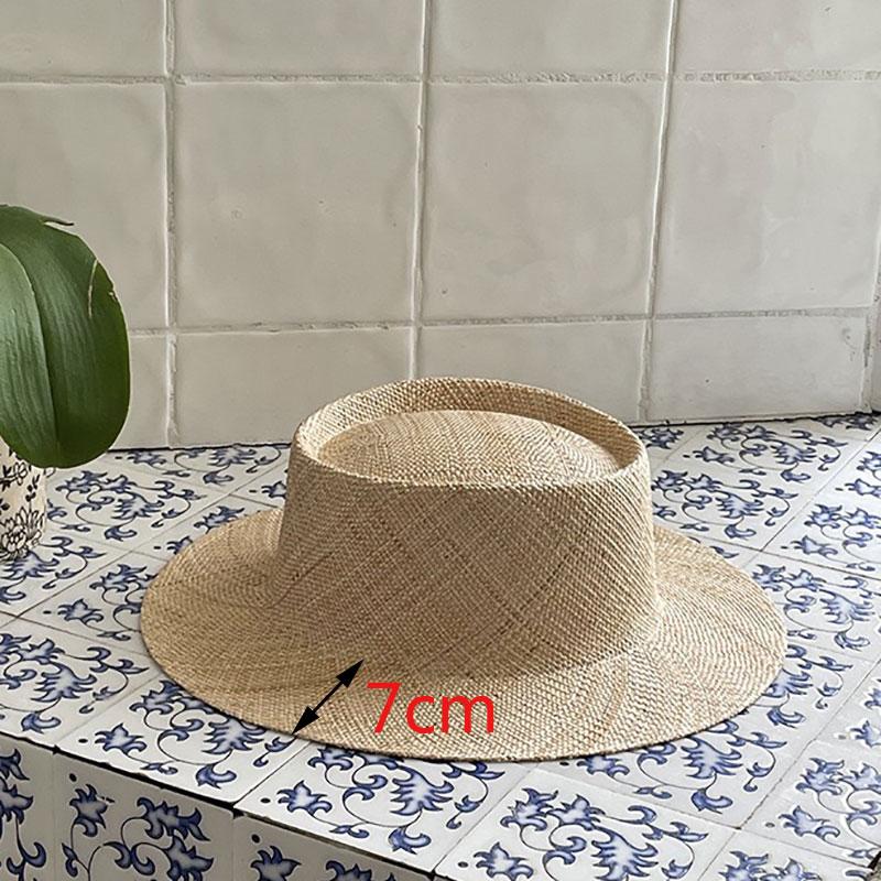 New Treasure Grass Material Summer Straw Hat Natural Jazz Straw Hat Outdoor Travel Beach Wide Brim Classics Sombrero Mujer Pla 54-58cm
New Treasure Grass Material Summer Straw Hat Natural Jazz Straw Hat Outdoor Travel Beach Wide Brim Classics Sombrero Mujer Pla 54-58cm
