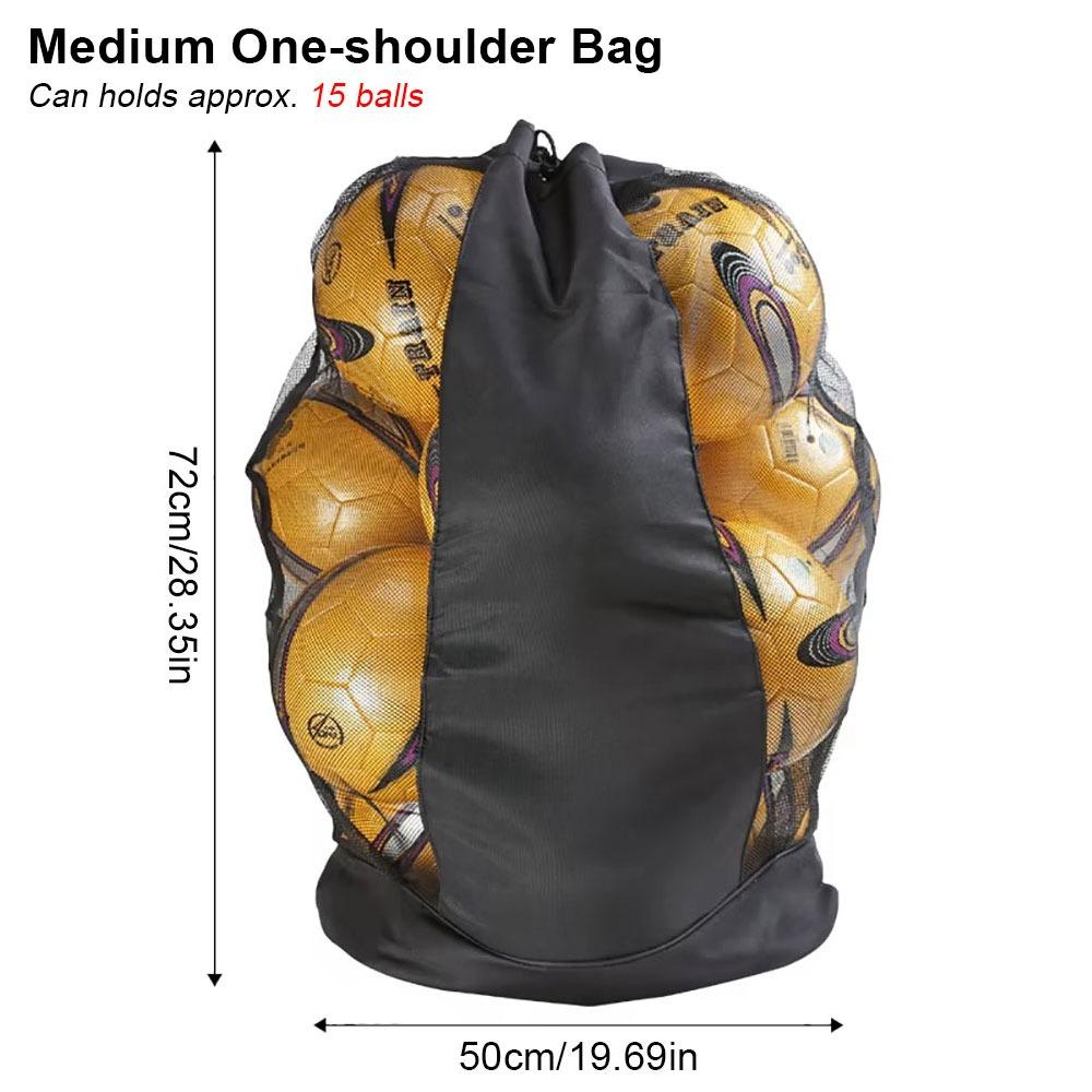 1Pcs Mesh Large Shoulder Bag Thickened Sports Equipment Bag Soccer Basketball Volleyball Football M Shoulder Bag
1Pcs Mesh Large Shoulder Bag Thickened Sports Equipment Bag Soccer Basketball Volleyball Football M Shoulder Bag