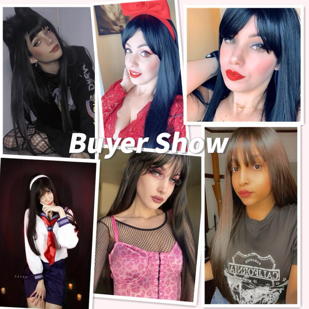 ELEMENT Синтетические длинные прямые черно-коричневые парики с челкой для женщин, повседневные вечерние, косплей, волосы Лолиты, термостойкие
ELEMENT Синтетические длинные прямые черно-коричневые парики с челкой для женщин, повседневные вечерние, косплей, волосы Лолиты, термостойкие