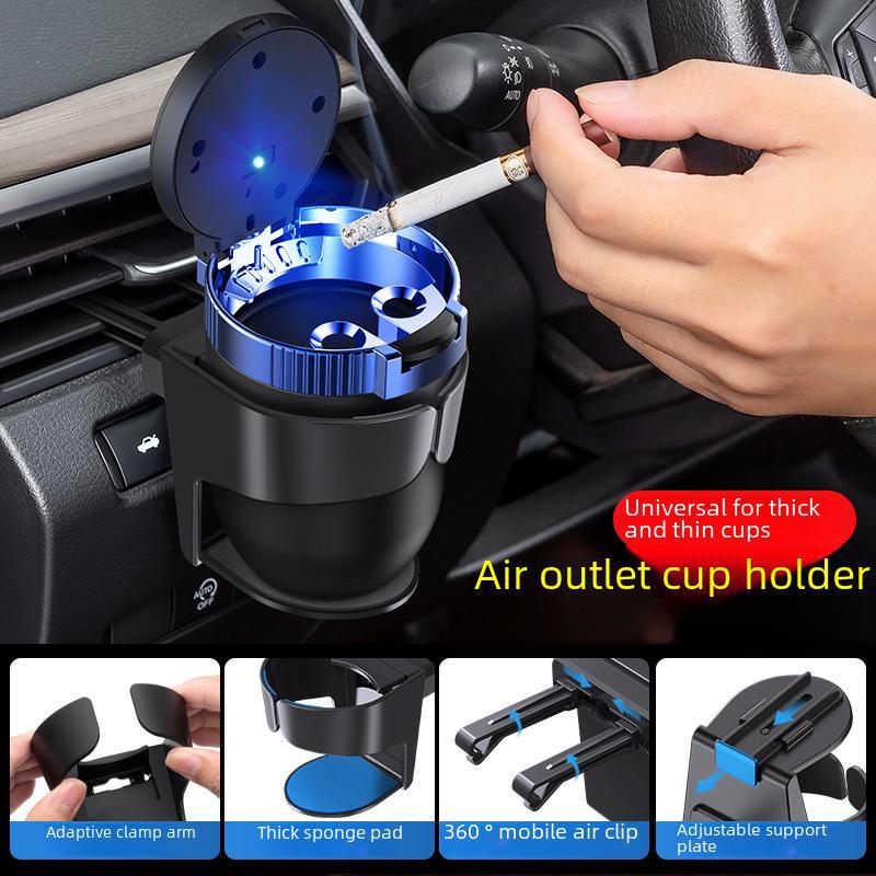 Car Cup Holder & Multi-Function Rack: Beverage, Ashtray, & Storage Organizer. Air outlet cup holder 9824
Car Cup Holder & Multi-Function Rack: Beverage, Ashtray, & Storage Organizer. Air outlet cup holder 9824