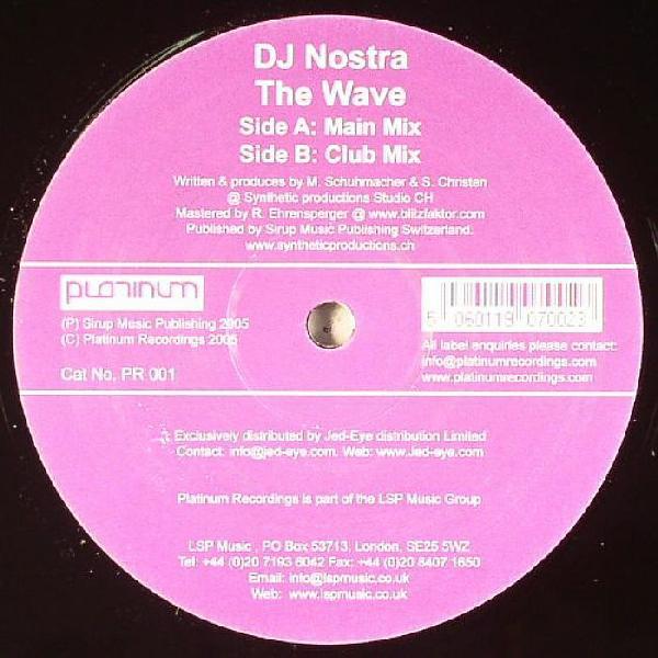 12inch Record DJ NOSTRA - The Wave PR001 Platinum Record 2006 UK Dance & Electronica Used
12inch Record DJ NOSTRA - The Wave PR001 Platinum Record 2006 UK Dance & Electronica Used