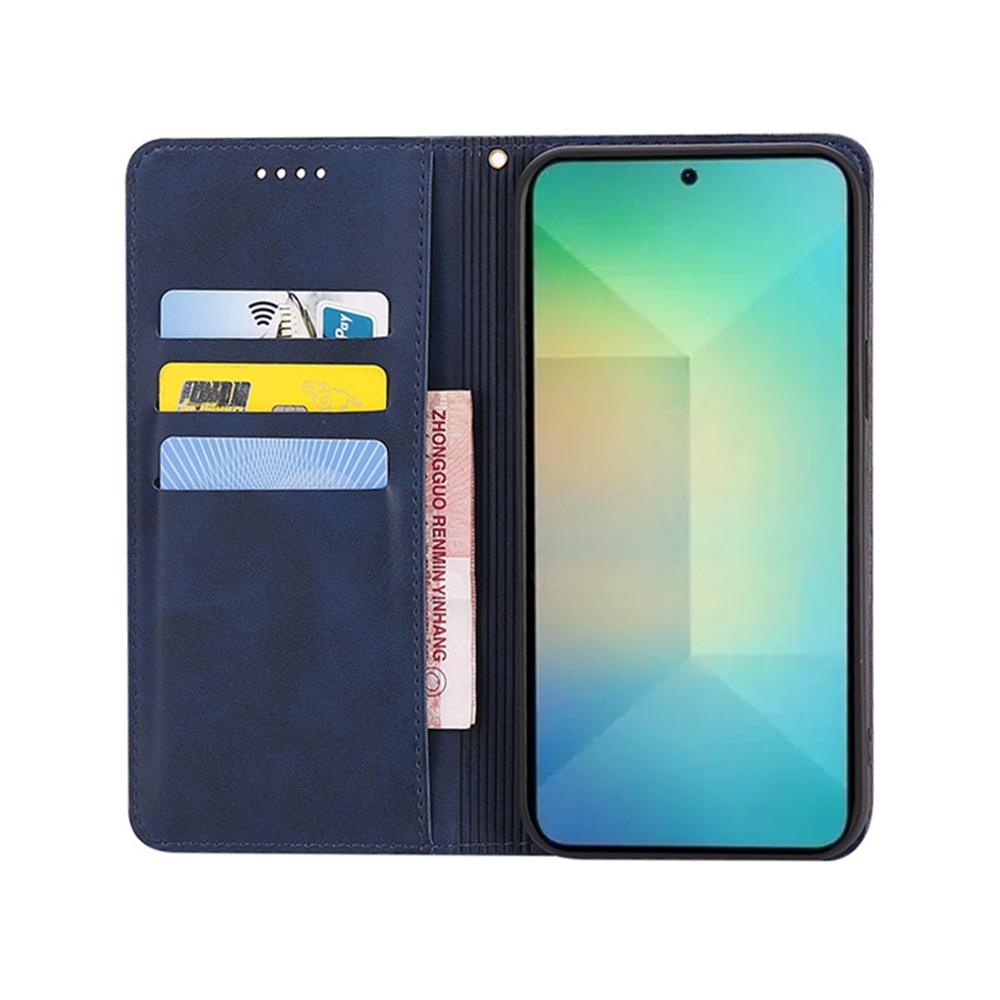 For Samsung Galaxy S25+ Case Wallet Calf Texture Leather Phone Cover with Hidden Magnetic Closure Red
For Samsung Galaxy S25+ Case Wallet Calf Texture Leather Phone Cover with Hidden Magnetic Closure Red