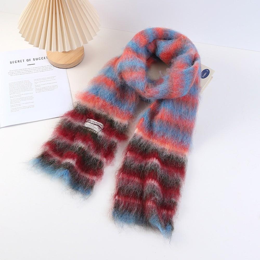 Striped Woolen Scarves Warm Thickened Shawl Wrap New Winter Cashmere Scarf Women помаранчевий/червоний
Striped Woolen Scarves Warm Thickened Shawl Wrap New Winter Cashmere Scarf Women помаранчевий/червоний